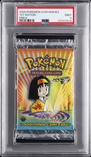 2000 POKEMON GYM HEROES PACK 1ST ED-ERIKA FOIL PSA 9 - Image 2