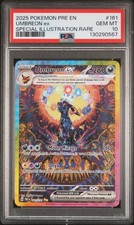 2025 POKEMON PRE EN-PRISMATIC EVOLUTIONS #161 UMBREON EX PSA 10 - Image 2