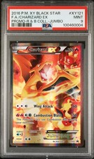 2016 POKEMON XY BLACK STAR PROMO RED & BLUE COLL-TAG FULL ART/CHARIZARD EX PSA 9 - Image 2