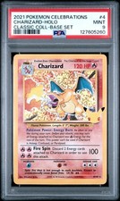 2021 POKEMON CELEBRATIONS CLASSIC COLL #4 CHARIZARD-HOLO PSA 9 - Image 2