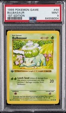 1999 POKEMON GAME 1ST ED #44 BULBASAUR PSA 9 - Image 2