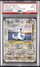 2002 POKEMON LEGEND COLL #72 DRATINI-REVERSE FOIL PSA 9 - Image 2