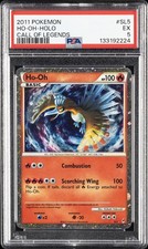 2011 POKEMON CALL OF LEGENDS #SL5 HO-OH-HOLO PSA 5 - Image 2