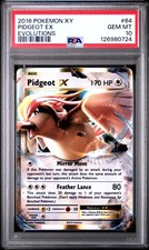 2016 POKEMON XY EVOLUTIONS #64 PIDGEOT EX PSA 10 - Image 2