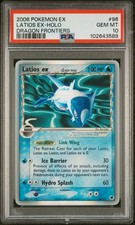 2006 POKEMON EX DRAGON FRONTIERS #96 LATIOS EX-HOLO PSA 10 - Image 2