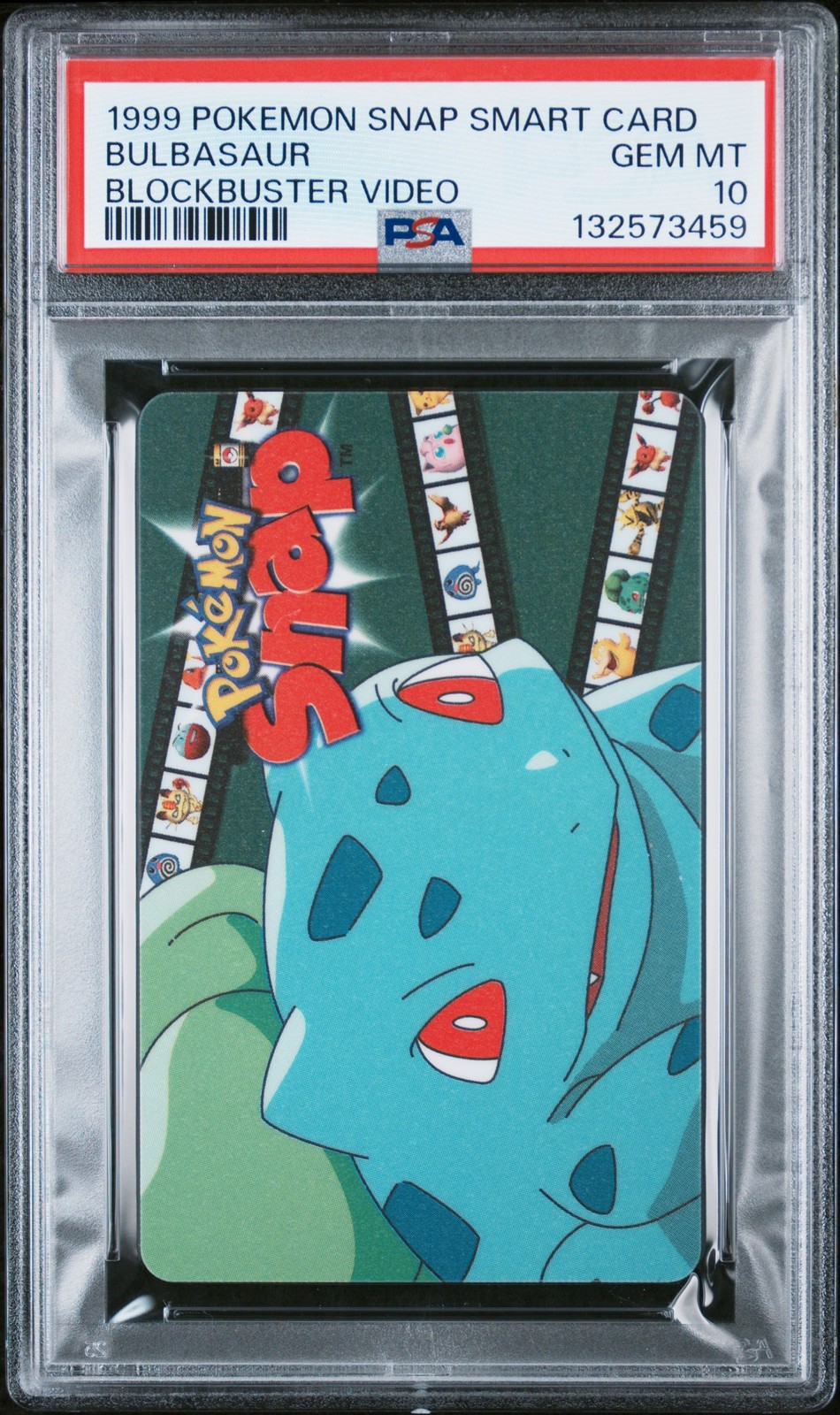1999 GEMPLUS NINTENDO POKEMON SNAP SMART CARDS BULBASAUR PSA 10