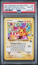 2021 POKEMON CELEBRATIONS CLASSIC COLL #24 BIRTHDAY PIKACHU-HOLO PSA 10 - Image 2