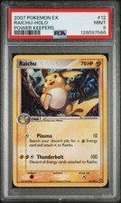 2007 POKEMON EX POWER KEEPERS #12 RAICHU-HOLO PSA 9 - Image 2