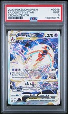 2023 POKEMON SWORD & SHIELD CROWN ZENITH #GG46 FULL ART/DEOXYS VSTAR PSA 9 - Image 2