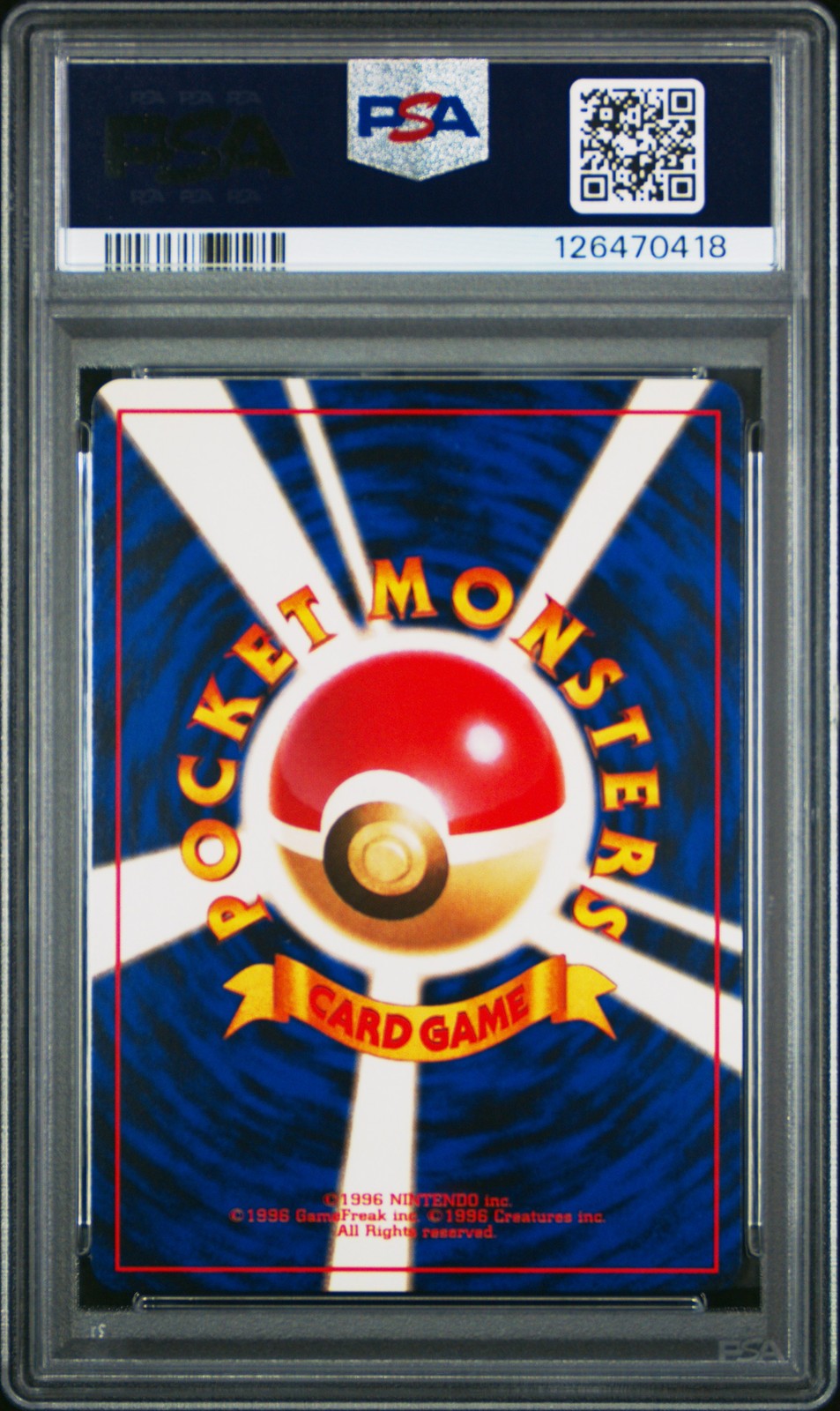 1997 POKEMON JPN ROCKET #88 GRIMER PSA 9 - Image 3