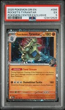 2025 POKEMON DRI EN-DESTINED RIVALS #096 TEAM ROCKET'S TYRANITAR PSA 5 - Image 2