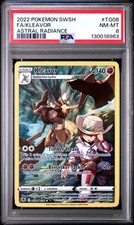 2022 POKEMON SWORD & SHIELD ASTRAL RADIANCE #TG08 FULL ART/KLEAVOR PSA 8 - Image 2