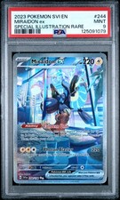 2023 POKEMON SVI EN-SCARLET & VIOLET SPECIAL ILLUSTRATION RARE MIRAIDON EX PSA 9 - Image 2