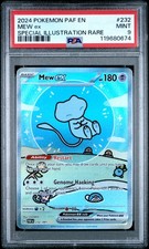 2024 POKEMON PAF EN-PALDEAN FATES SPECIAL ILLUSTRATION RARE #232 MEW EX PSA 9 - Image 2