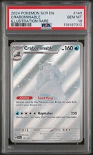 2024 POKEMON SCR EN-STELLAR CROWN ILLUSTRATION RARE #149 CRABOMINABLE PSA 10 - Image 2