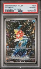 2023 POKEMON PAL EN-PALDEA EVOLVED ILLUSTRATION RARE #203 MAGIKARP PSA 10 - Image 2