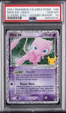 2021 POKEMON CELEBRATIONS CLASSIC COLL #88 MEW EX-HOLO PSA 10 - Image 2