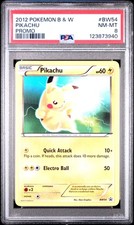 2012 POKEMON B&W PROMO #BW54 PIKACHU PSA 8 - Image 2