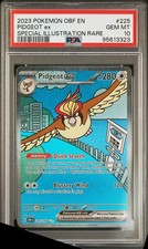 2023 POKEMON OBF EN-OBSIDIAN FLAMES SPECIAL ILLUSTRATION RARE PIDGEOT EX PSA 10 - Image 2