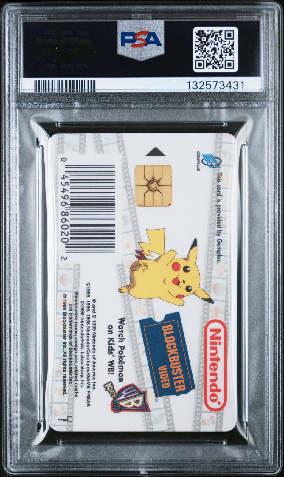 1999 GEMPLUS NINTENDO POKEMON SNAP SMART CARDS CHARMANDER PSA 10 - Image 3