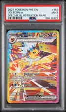 2025 POKEMON PRE EN-PRISMATIC EVOLUTIONS #153 JOLTEON EX PSA 9 - Image 2