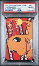 1999 GEMPLUS NINTENDO POKEMON SNAP SMART CARDS CHARMANDER PSA 10 - Image 2