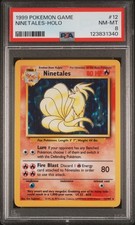 1999 POKEMON GAME #12 NINETALES-HOLO PSA 8 - Image 2