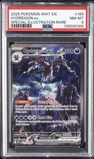 2025 POKEMON WHT EN-WHITE FLARE SPECIAL ILLUSTRATION RARE HYDREIGON EX PSA 8 - Image 2