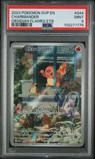 2023 POKEMON SVP EN-SV BLACK STAR PROMO #044 CHARMANDER PSA 9 - Image 2