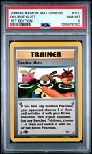 2000 POKEMON NEO GENESIS 1ST ED #100 DOUBLE GUST PSA 8 - Image 2