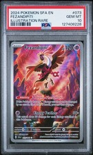 2024 POKEMON SFA EN-SHROUDED FABLE ILLUSTRATION RARE #073 FEZANDIPITI PSA 10 - Image 2