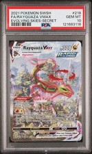 2021 POKEMON SWORD & SHIELD EVOLVING SKIES SECRET FULL ART/RAYQUAZA VMAX PSA 10 - Image 2