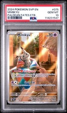 2024 POKEMON SVP EN-SV BLACK STAR PROMO #075 MIMIKYU PSA 10 - Image 2