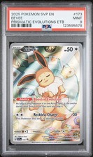2025 POKEMON SVP EN-SV BLACK STAR PROMO #173 EEVEE PSA 9 - Image 2