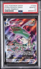 2022 POKEMON SWORD & SHIELD SILVER TEMPEST #TG20 FULL ART/RAYQUAZA VMAX PSA 10 - Image 2