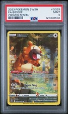 2023 POKEMON SWORD & SHIELD CROWN ZENITH #GG29 FULL ART/BIDOOF PSA 9 - Image 2