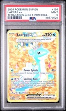 2024 POKEMON SVP EN-SV BLACK STAR PROMO #164 LAPRAS EX PSA 9 - Image 2