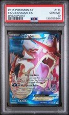 2016 POKEMON XY BREAKPOINT #114 FULL ART/GYARADOS EX PSA 10 - Image 2