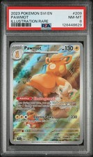 2023 POKEMON SVI EN-SCARLET & VIOLET ILLUSTRATION RARE #209 PAWMOT PSA 8 - Image 2