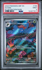 2023 POKEMON OBF EN-OBSIDIAN FLAMES ILLUSTRATION RARE #198 GLOOM PSA 9 - Image 2