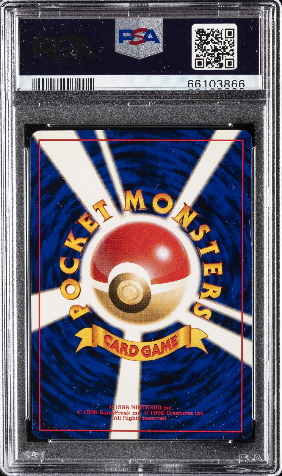 1999 POKEMON JPN GYM 2 TRAINER GIOVANNI-HOLO PSA 9 - Image 3