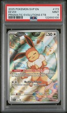 2025 POKEMON SVP EN-SV BLACK STAR PROMO #173 EEVEE PSA 9 - Image 2