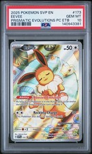 2025 POKEMON SVP EN-SV BLACK STAR PROMO #173 EEVEE PSA 10 - Image 2