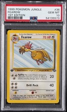 1999 POKEMON JUNGLE 1ST ED #36 FEAROW PSA 10 - Image 2