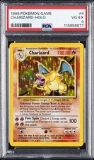 1999 POKEMON GAME #4 CHARIZARD-HOLO PSA 4 - Image 2