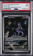 2023 POKEMON SVP EN-SV BLACK STAR PROMO 151 ULTRA-PREM COLL #052 MEWTWO PSA 9 - Image 2