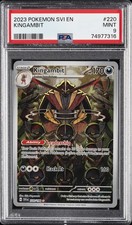2023 POKEMON SVI EN-SCARLET & VIOLET ILLUSTRATION RARE #220 KINGAMBIT PSA 9 - Image 2