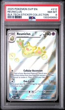 2025 POKEMON SVP EN-SV BLACK STAR PROMO #212 REUNICLUS PSA 8 - Image 2