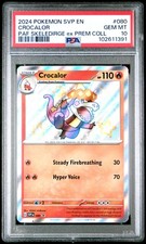 2024 POKEMON SVP EN-SV BLACK STAR PROMO #080 CROCALOR PSA 10 - Image 2