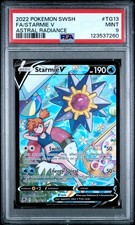 2022 POKEMON SWORD & SHIELD ASTRAL RADIANCE #TG13 FULL ART/STARMIE V PSA 9 - Image 2